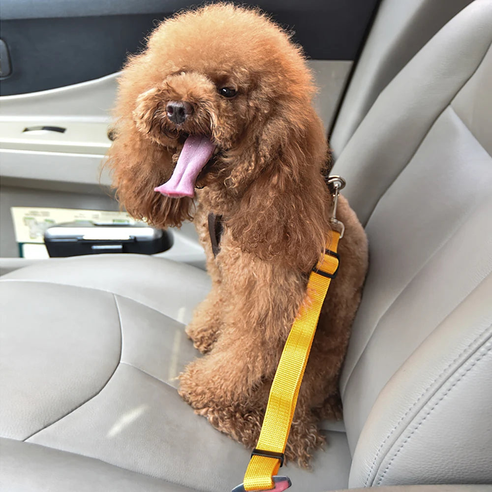 Adjustable Dog Cat Car Safety Belt Pet Vehicle Seat Belt