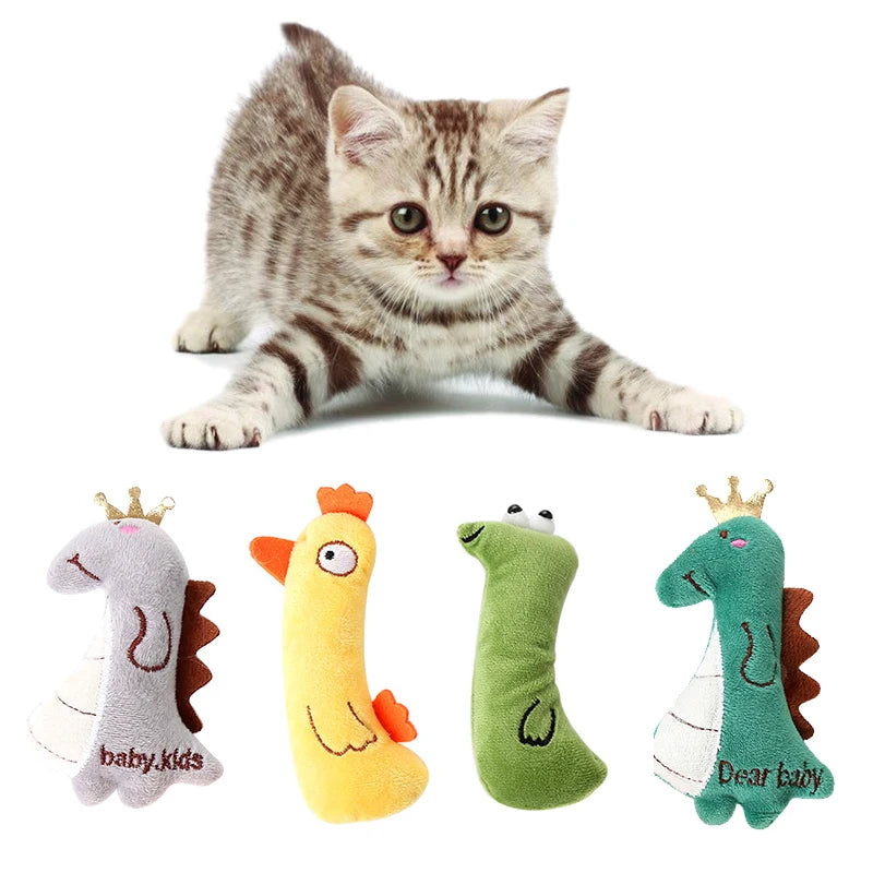 Cat Toy Catnip Interactive Plush Stuffed Chew Pet Toys Claw