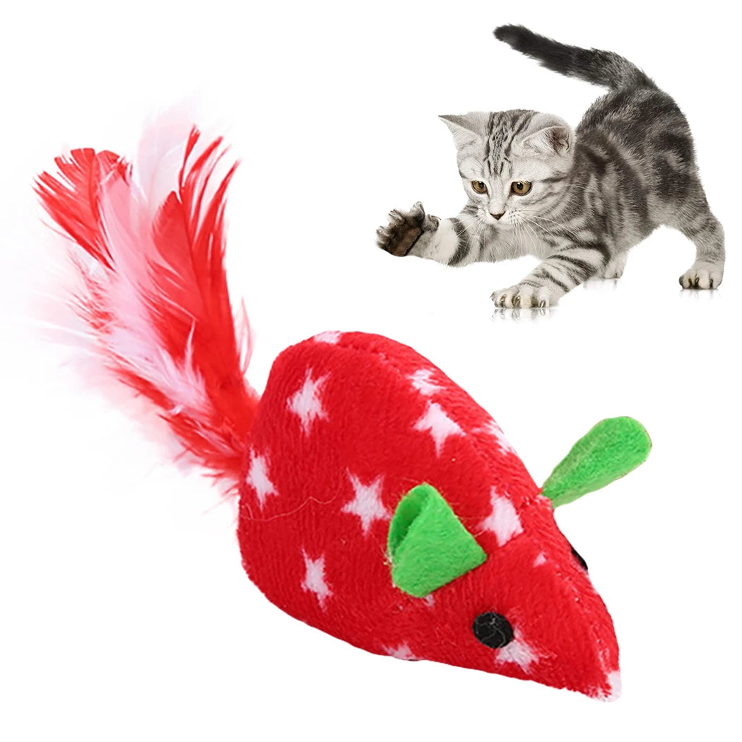 Interactive Cat Wand Toy - Feather Fishing Rod for Indoor Cats