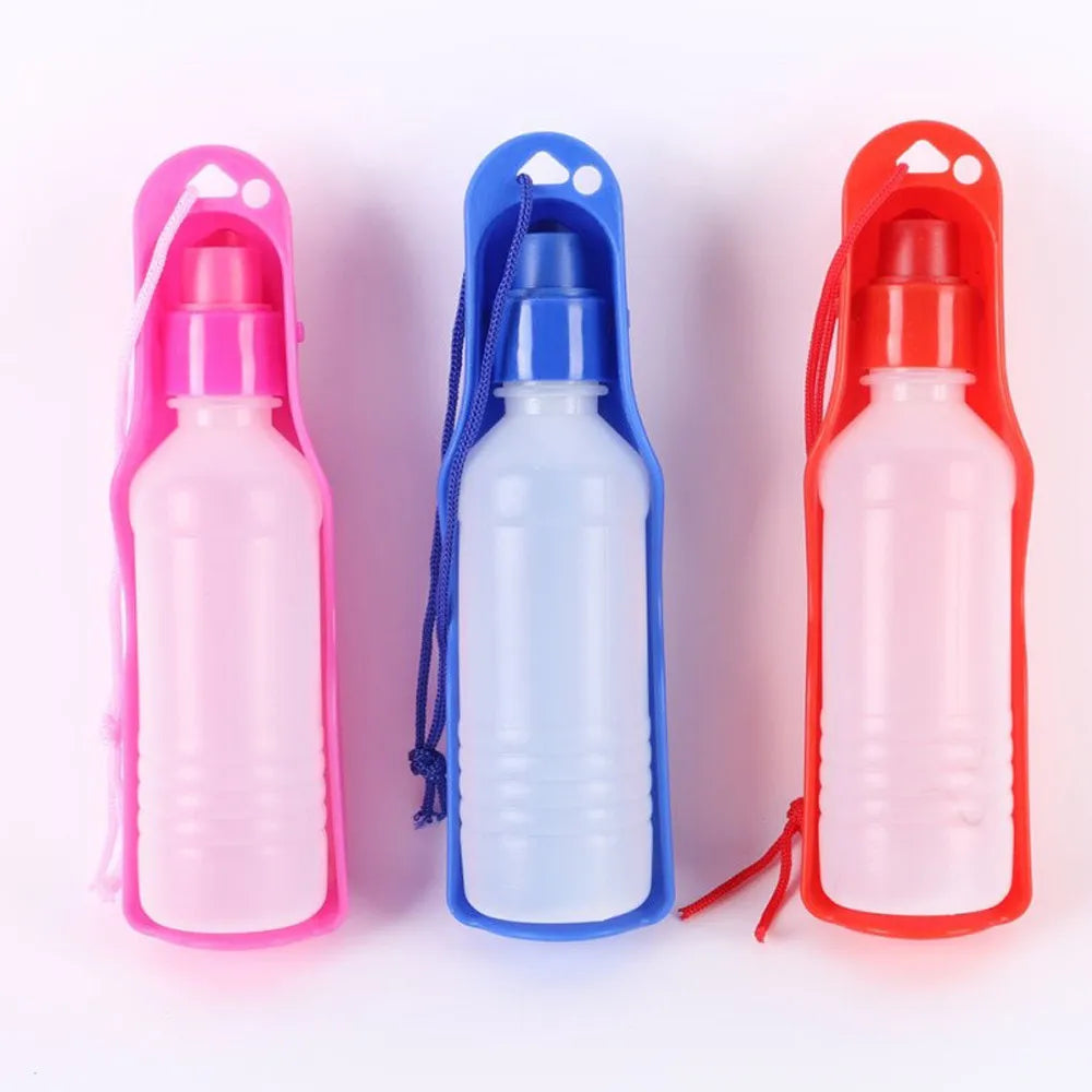 Dog Water Bottle Feeder - Portable Travel Dispenser for Pets