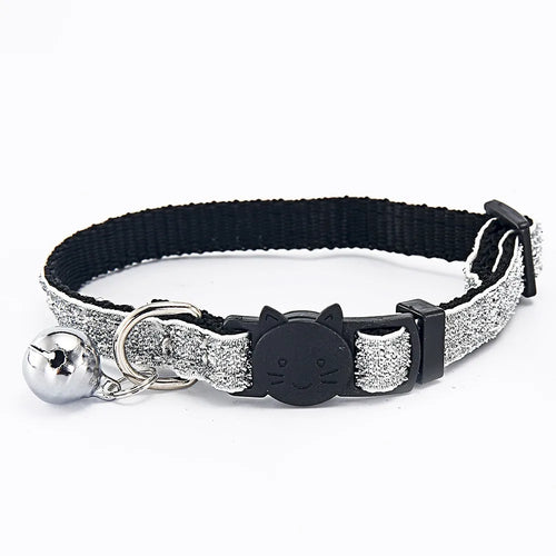 Adjustable Cat & Dog Collar with Bell - Safety Collar for Pets