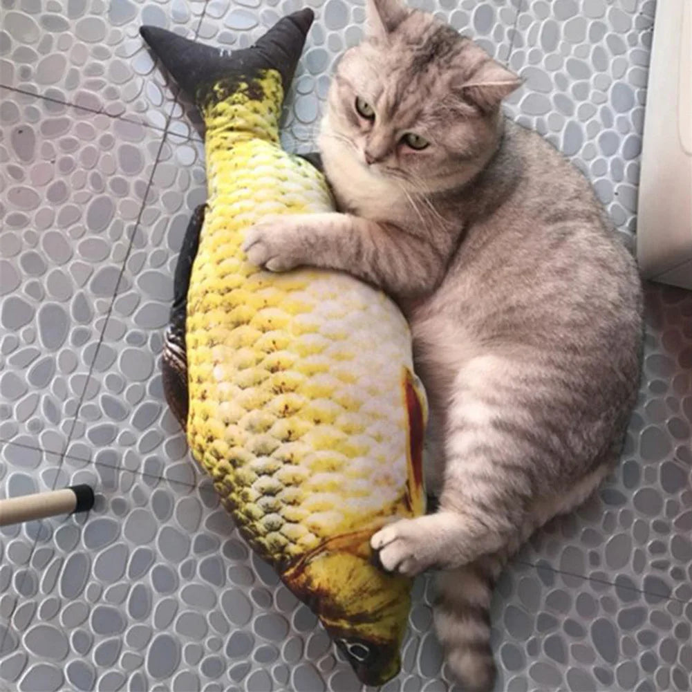 Cat Favor Fish Toy Stuffed Fish Shape