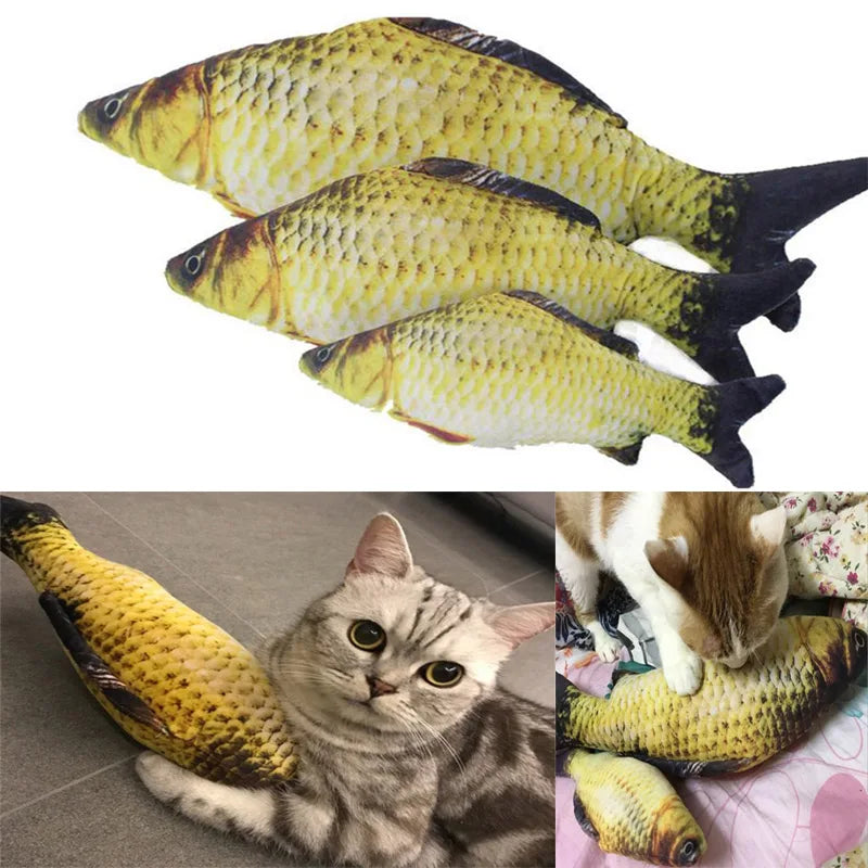 Cat Favor Fish Toy Stuffed Fish Shape