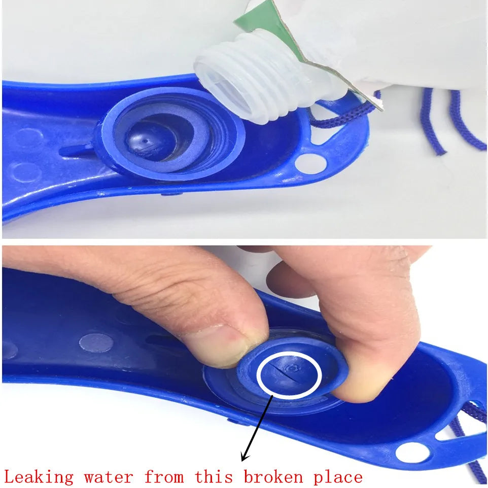 Dog Water Bottle Feeder - Portable Travel Dispenser for Pets