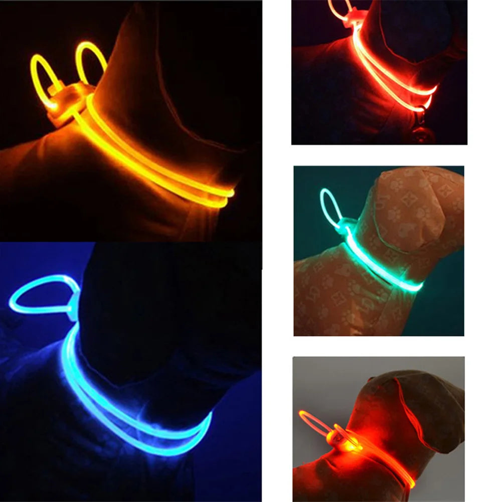 Adjustable LED Pet Collar Luminous Pet Safety Collars