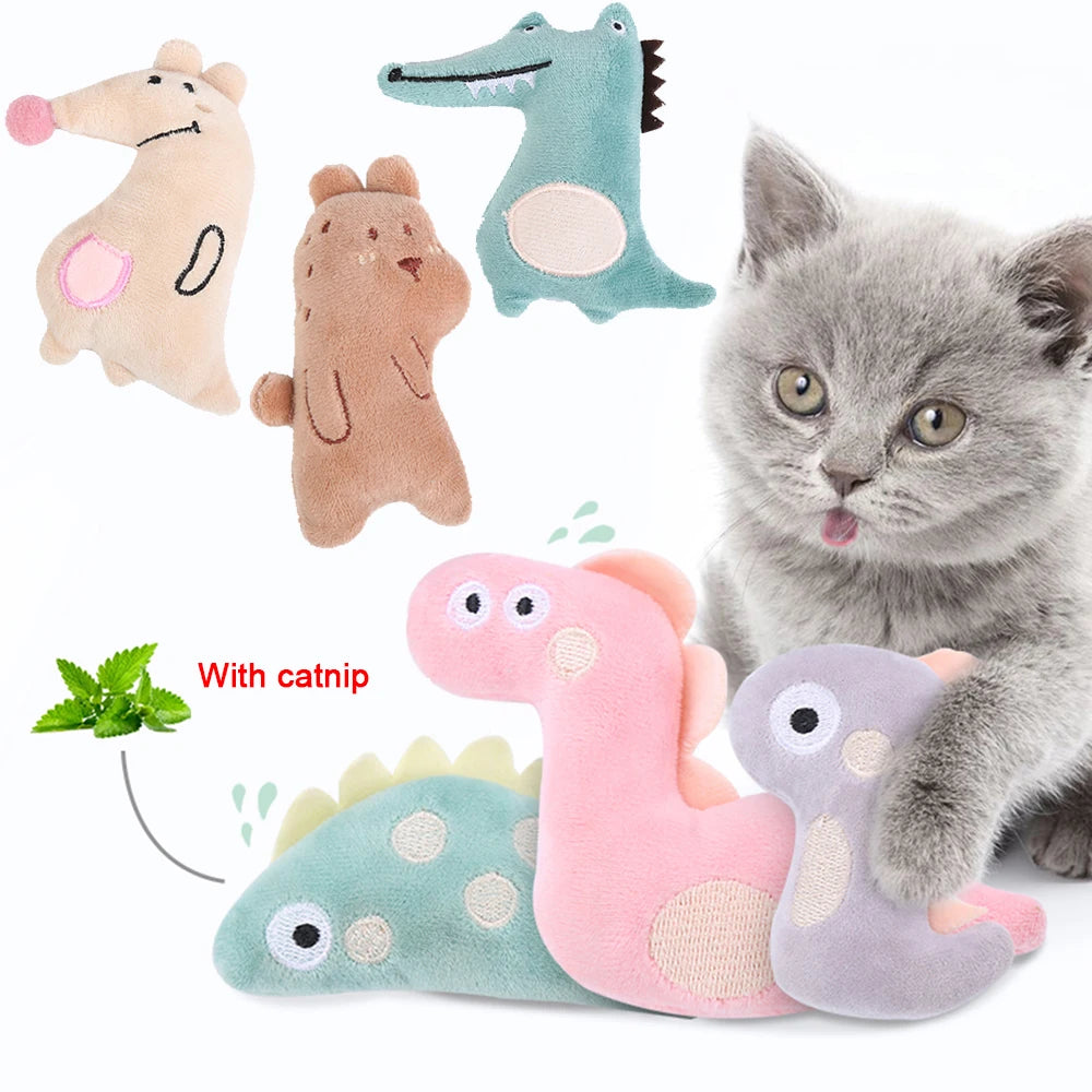 Cat Toy Catnip Interactive Plush Stuffed Chew Pet Toys Claw