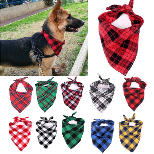 Dog Bandanas Large Pet Scarf