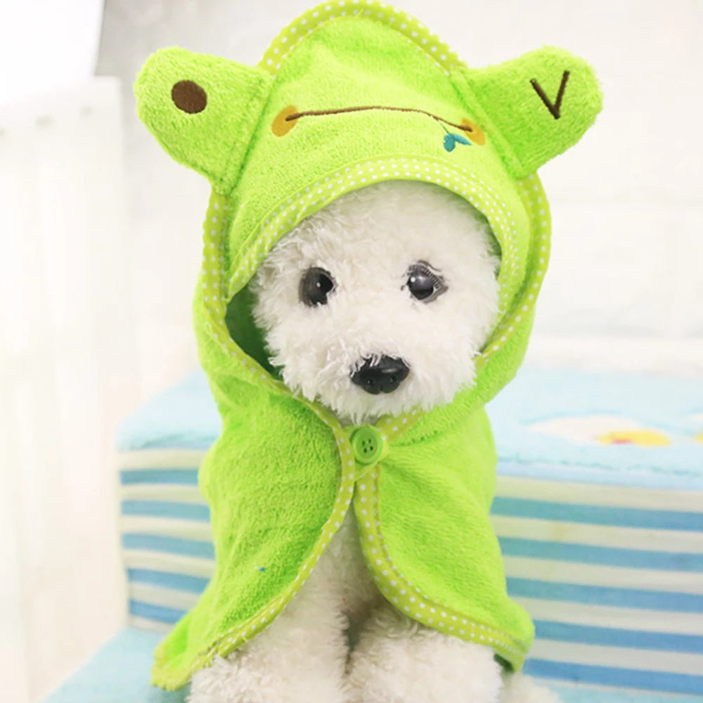 Cute Pet Dog Cat Towel Pets Drying Bath Towels