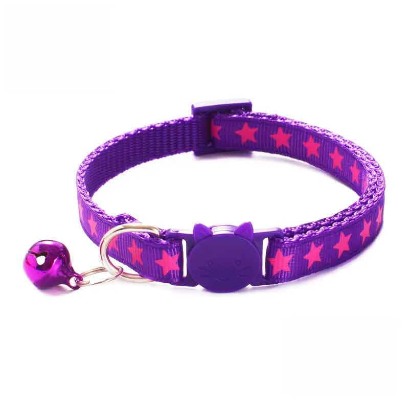 Breakaway Quick Release Pet Cat Collar With Bell