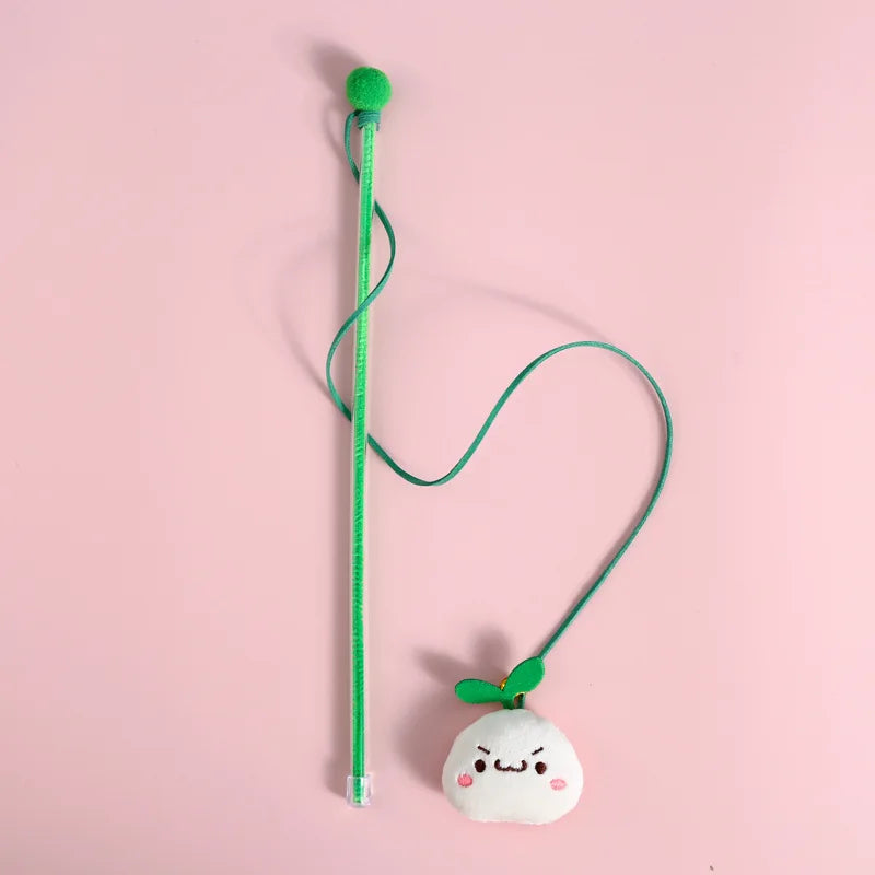 Cat Plush Bell Toy - Interactive Jingle Ball for Indoor Cats