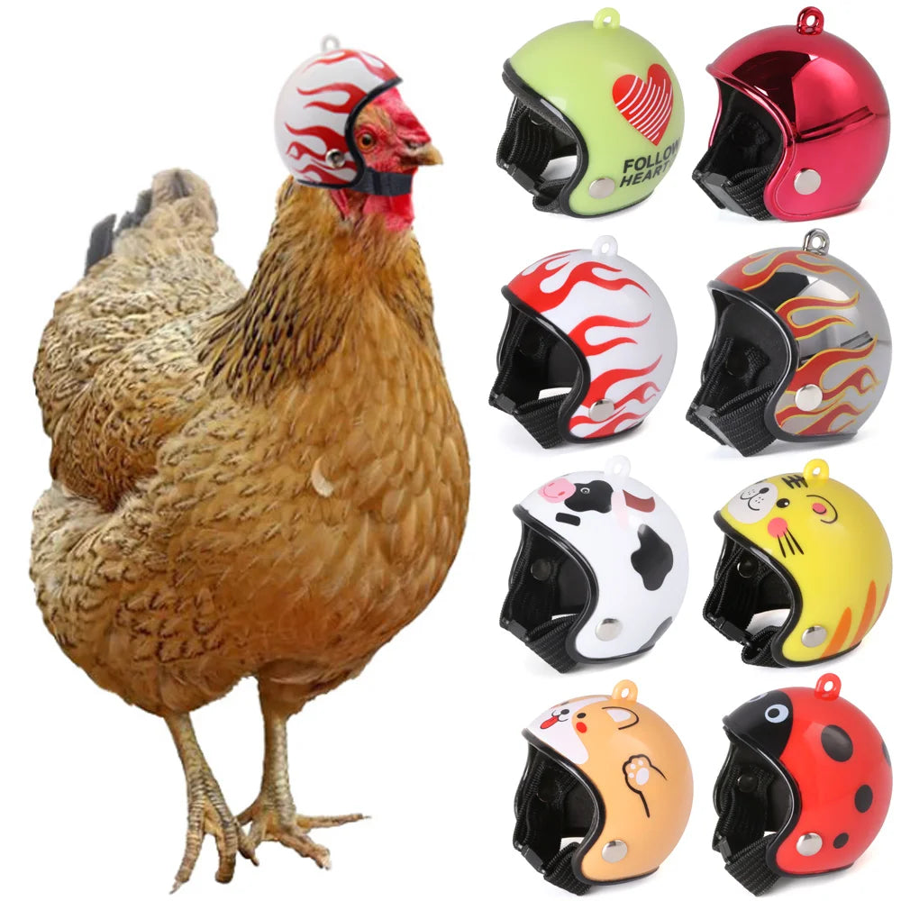 Chicken Helmet Small Pet Hard Hat Bird Duck Quail Hat