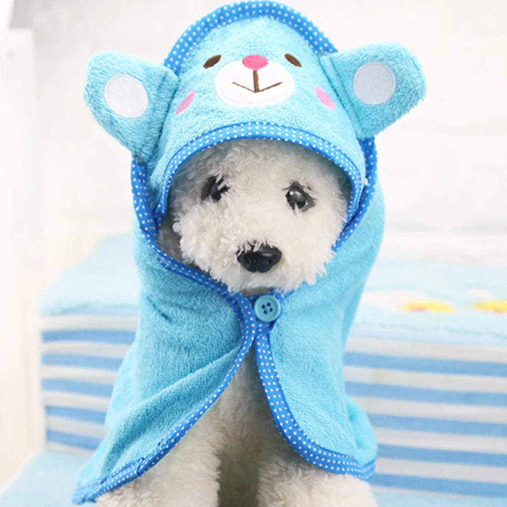 Cute Pet Dog Cat Towel Pets Drying Bath Towels