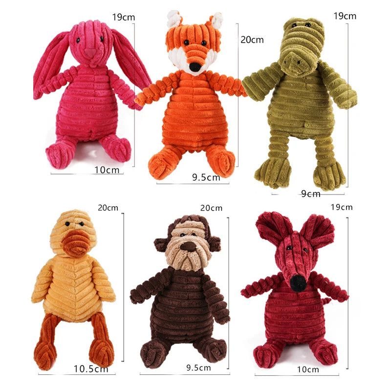 Dog Toys for Small Large Dogs Animal Shape