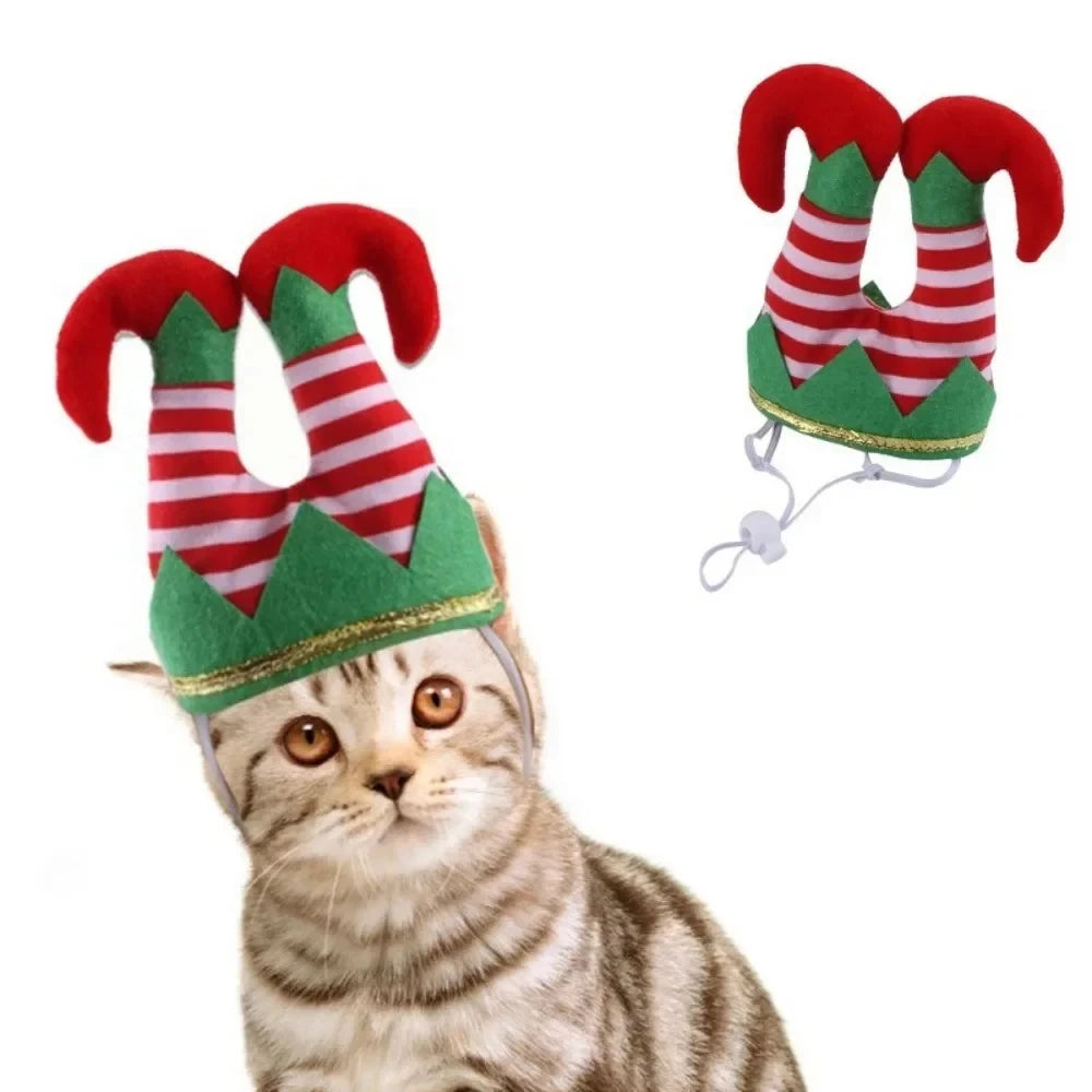 Christmas Cat Clothes Bat Wings Dog Costume Bowknot