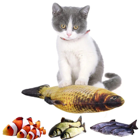 3D Simulation Cat Favor Fish Dog Toys