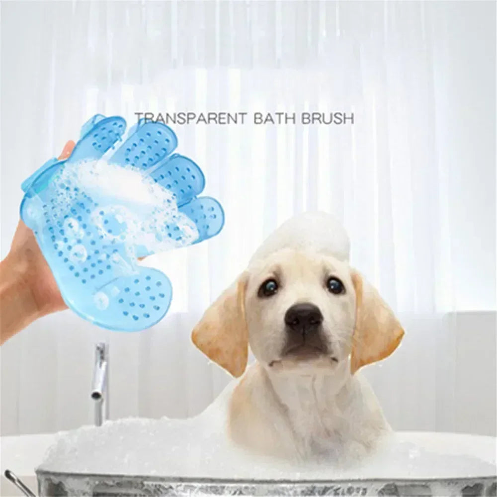 Cat and Dog Grooming Gloves, Pet Brush, Hair Removal, Comb