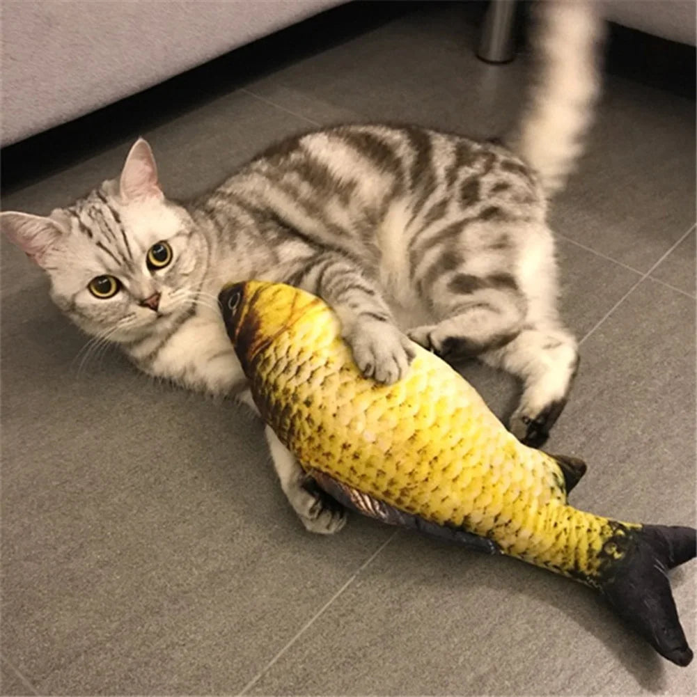 Cat Favor Fish Toy Stuffed Fish Shape