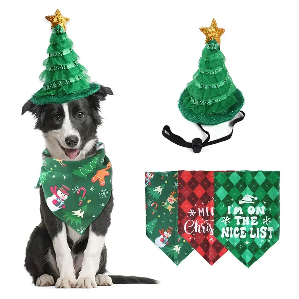 Christmas Cat Clothes Bat Wings Dog Costume Bowknot