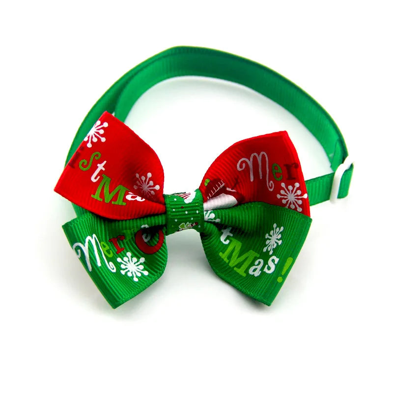 Pet Christmas Supplies Cats and Dogs Bow Ties Christmas