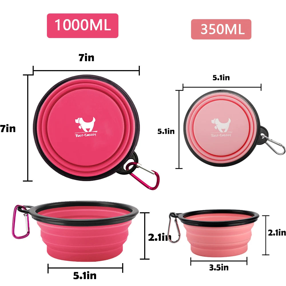 Furrybaby Collapsible Dog Bowls for Travel Dog