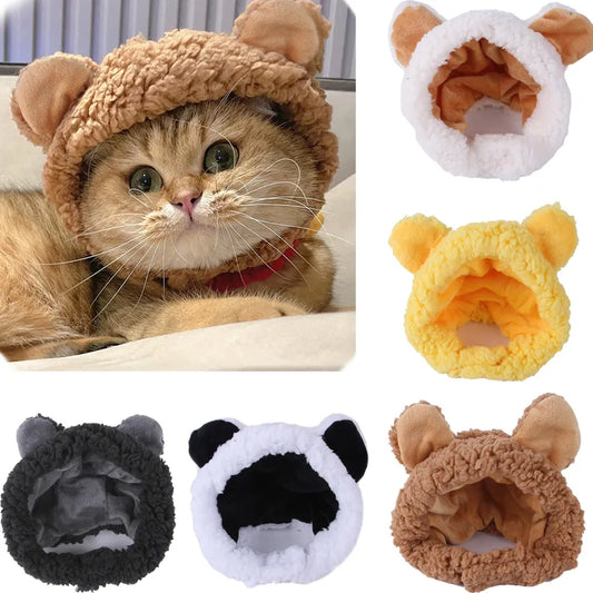 Cute Pet Bear Shaped Hat