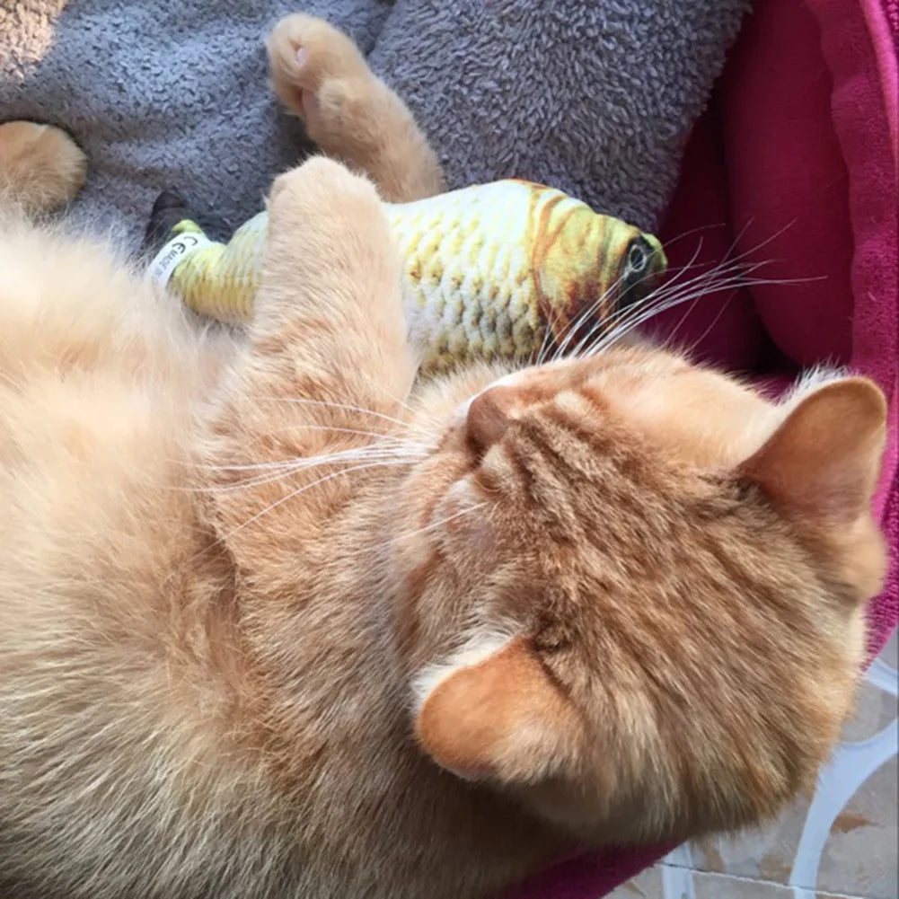 Cat Favor Fish Toy Stuffed Fish Shape