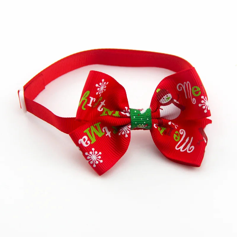 Pet Christmas Supplies Cats and Dogs Bow Ties Christmas