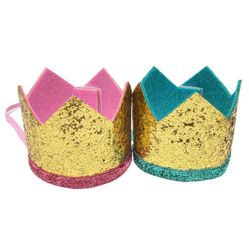 Cute Pet Birthday Caps/Bibs Design Headwear Triangle Scarf Hat Tie Collar